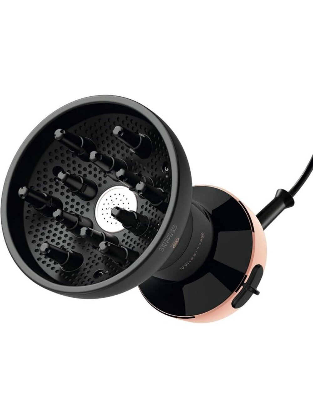 Bellissima Diffon Ceramic Diffuser Hair Dryer for Curly Hair
